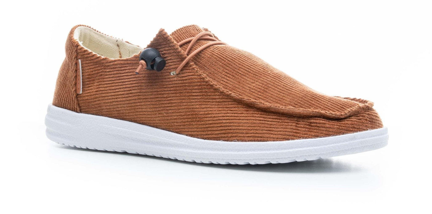 Cognac Corduroy Kayak Shoe