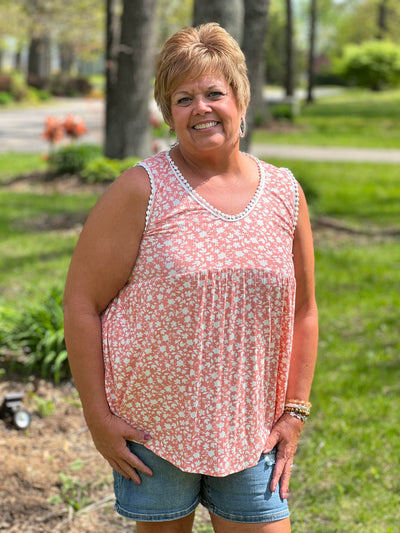 Babydoll floral top